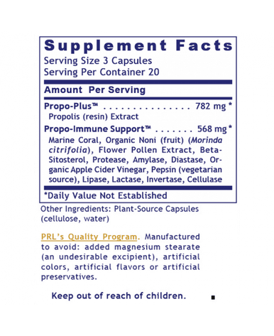 Premier Research Labs Propolis Immune 60 plant source capsules