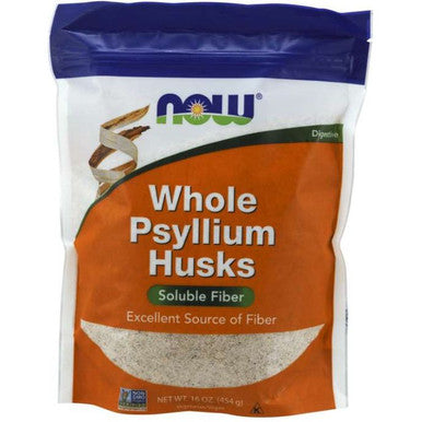 Now Foods Psyllium Husk, Whole 16 oz.