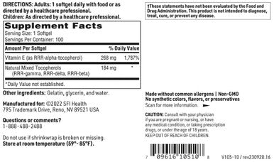 SFI Health Pure-E 100sg