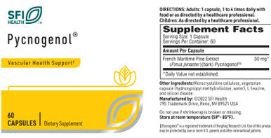 SFI Health Pycnogenol 60c