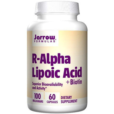 Jarrow Formulas R-Alpha Lipoic Acid with Biotin 60 Capsules