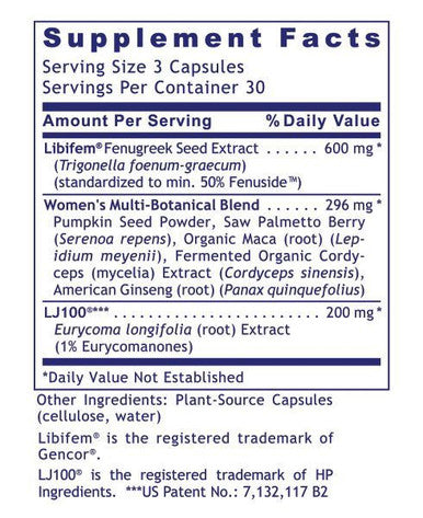 Premier Research Labs Radiant Woman 90 plant source capsules