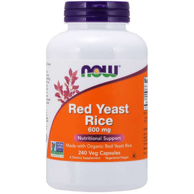 Now Foods Red Yeast Rice 600mg 240vc