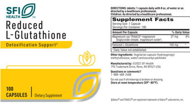 SFI Health Reduced L-Glutathione 150mg 100c