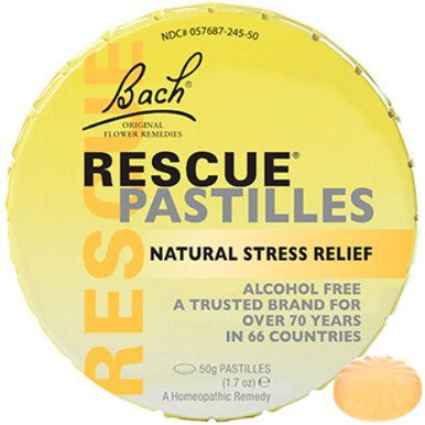 Bach Flower Remedies Rescue Pastilles Elder Orange 50g 35 lozenges