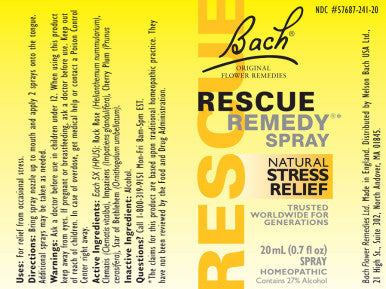 Bach Flower Remedies Rescue Remedy Spray 20ml