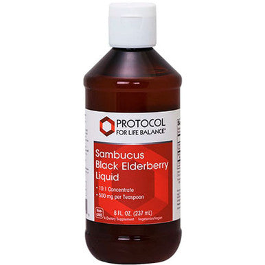 Protocol for Life Balance Sambucus black elderberry liquid 8oz.