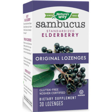 Natures Way Sambucus Original 30 Lozenges