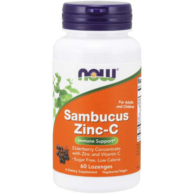 Now Foods Sambucus Zinc-C 60 lozenges