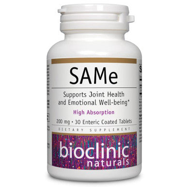 Bioclinic Naturals SAMe 30 Enteric Coated Tablets