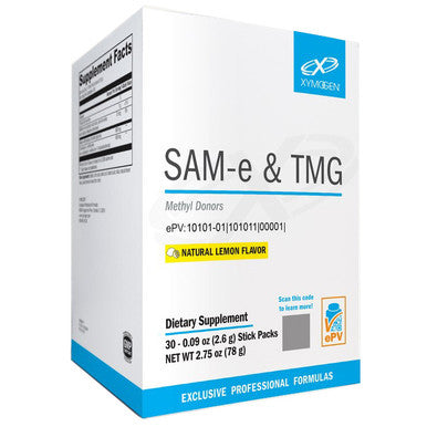 Xymogen SAM-e & TMG Lemon 30 servings