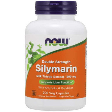 Now Foods Silymarin Milk Thistle Double Strength 300mg 200vc