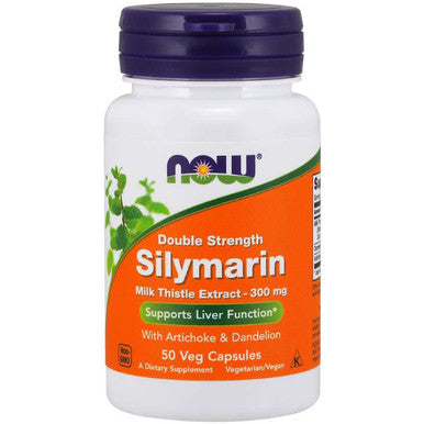 Now Foods Silymarin Milk Thistle Double Strength 300mg 50vc