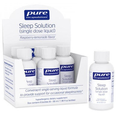 Pure Encapsulations Sleep Solution (single dose liquid 58ml) Box of 6