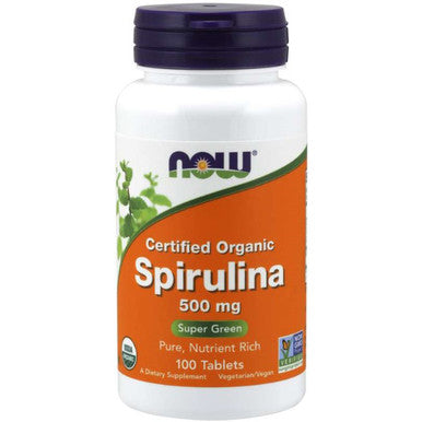 Now Foods Spirulina 500mg organic 100t