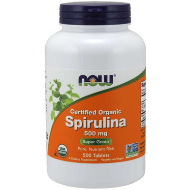 Now Foods Spirulina 500mg organic 500t