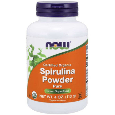 Now Foods Spirulina Powder Pure Organic 4oz.