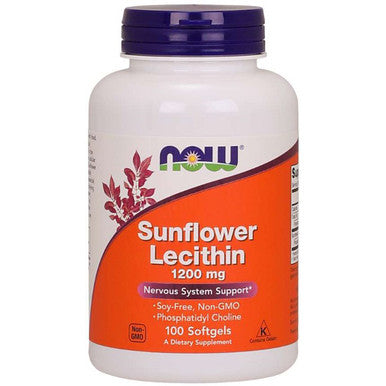 Now Foods Sunflower Lecithin 1200mg 100sg