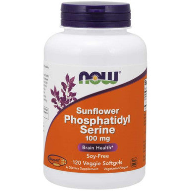 Now Foods Sunflower Phosphatidyl Serine 100mg 120vg