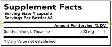 U.S Enzymes SunTheanine 62 vegetable capsules