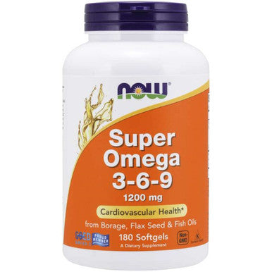 Now Foods Super Omega 3-6-9 1200mg 180sg