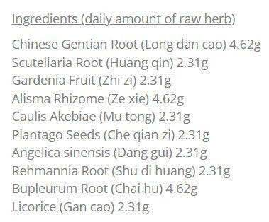 TCM Zone Long Dan Xie Gan Tang (Drain the Liver Formula) T76G