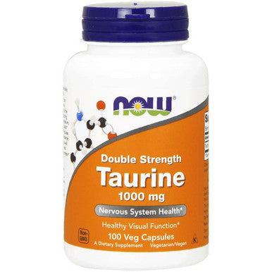 Now Foods Taurine 1,000mg Double Strength 100vc