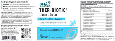 SFI Health Ther-Biotic Complete 60c