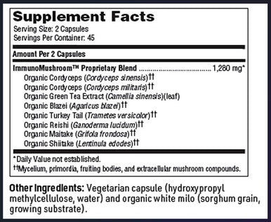 SFI Health Ther-Biotic ImmunoMushroom (Immunomax Capsules)  90vc