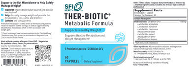 SFI Health Ther-Biotic Metabolic Formula 60c