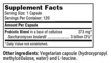 SFI Health Ther-Biotic Saccharomyces Boulardii 120c
