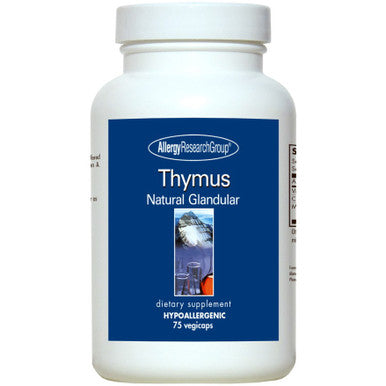 Allergy Research Group Thymus Natural Glandular 75c