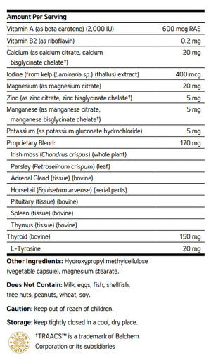 NuMedica Thyrodex T-150 60vc