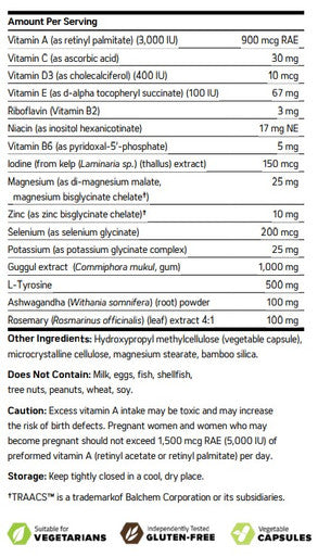 NuMedica ThyroMedica Plus 120vc