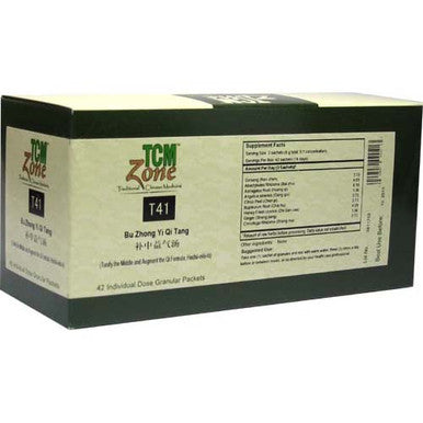 TCM Zone Bu Zhong Yi Qi Tang T41G (Tonify the Middle and Augment the Qi Formula) 42 packets