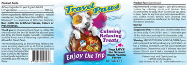 Lidtke Technologies Travel Paws 60c