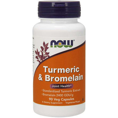 Now Foods Turmeric & Bromelain 90vc