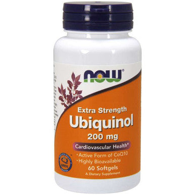 Now Foods Ubiquinol 200mg Extra Strength 60sg