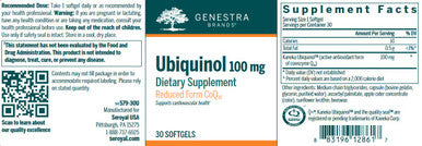 Genestra Ubiquinol 100 mg 30sg