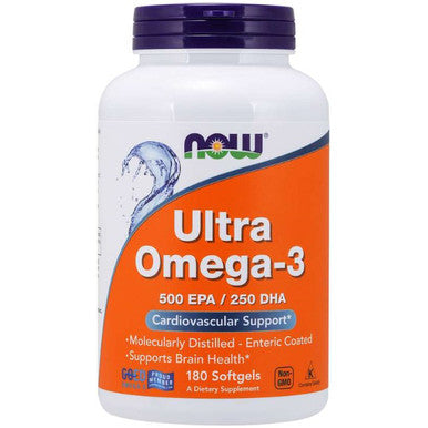 Now Foods Ultra Omega-3 500 EPA / 250 DHA 180sg