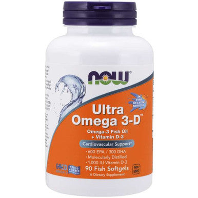 Now Foods Ultra Omega 3-D (Fish Gelatin) 90sg