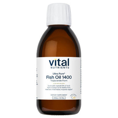 Vital Nutrients Ultra Pure Fish Oil 1400 6.76oz (200ml) Lemon Flavored