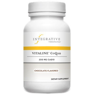 Integrative Therapeutics Vitaline CoQ10 200mg Chocolate 30 Chewable Wafers