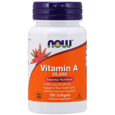 Now Foods Vitamin A 25,000 IU 100sg