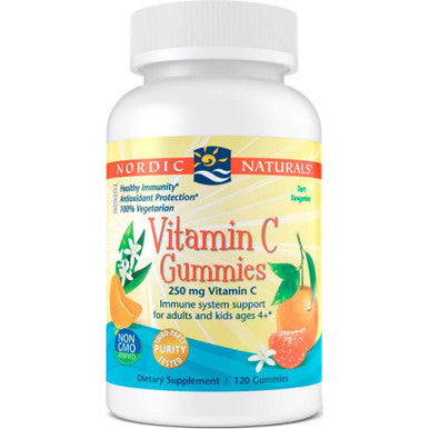 Nordic Naturals Vitamin C Gummies 120 Tangerine