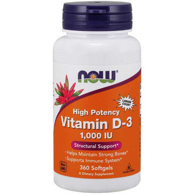 Now Foods Vitamin D3 1,000 IU 360sg