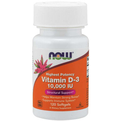 Now Foods Vitamin D3 10,000 IU 120sg