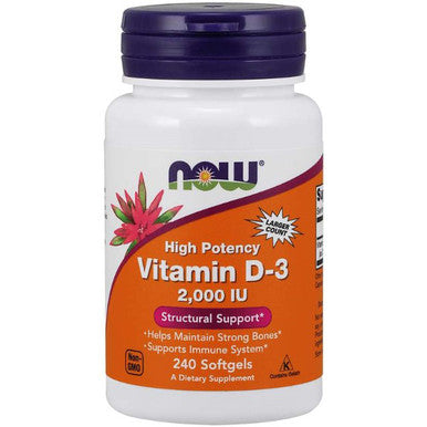 Now Foods Vitamin D3 2,000 IU 240sg