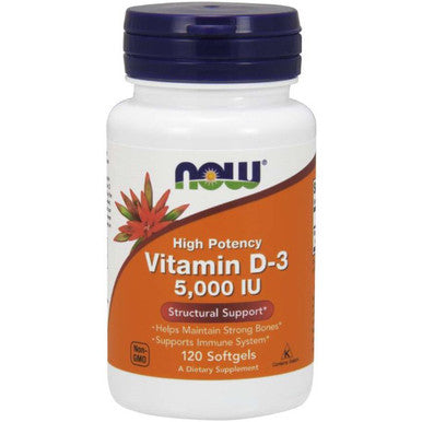 Now Foods Vitamin D3 5000 IU 120sg