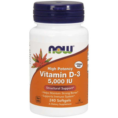 Now Foods Vitamin D3 5000 IU 240sg